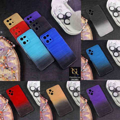 Vivo Y20i Cover - Design 1 - All New Stylish Dual Color Soft Silicone Protective Case