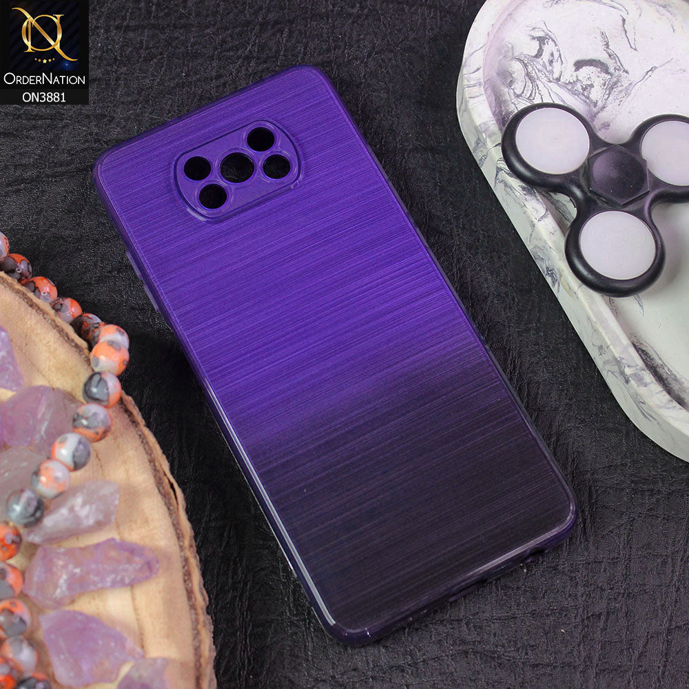 Xiaomi Poco X3 Pro Cover - Design 4 - All New Stylish Dual Color Soft Silicone Protective Case
