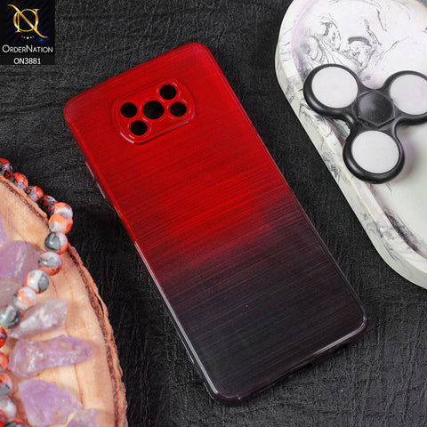 Xiaomi Poco X3 Pro Cover - Design 5 - All New Stylish Dual Color Soft Silicone Protective Case
