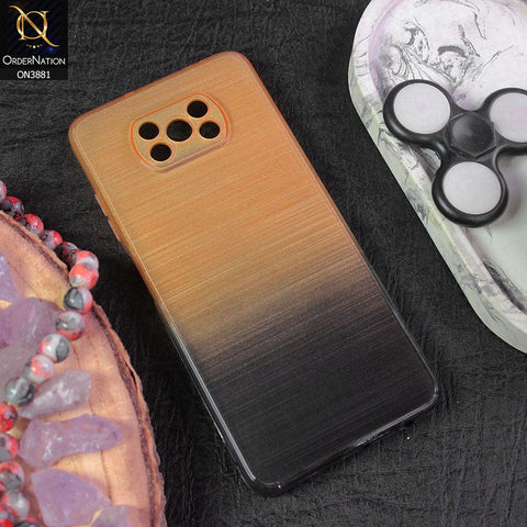 Xiaomi Poco X3  Cover - Design 7 - All New Stylish Dual Color Soft Silicone Protective Case