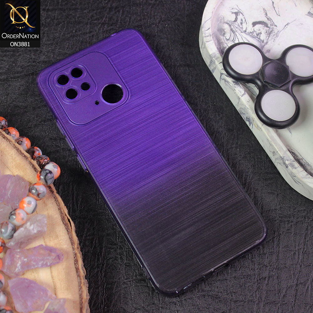 Xiaomi Redmi 10C Cover - Design 4 - All New Stylish Dual Color Soft Silicone Protective Case