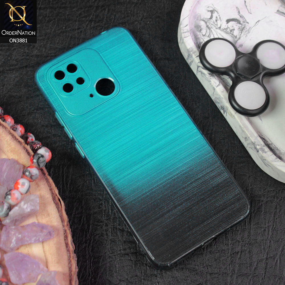 Xiaomi Redmi 10C Cover - Design 6 - All New Stylish Dual Color Soft Silicone Protective Case