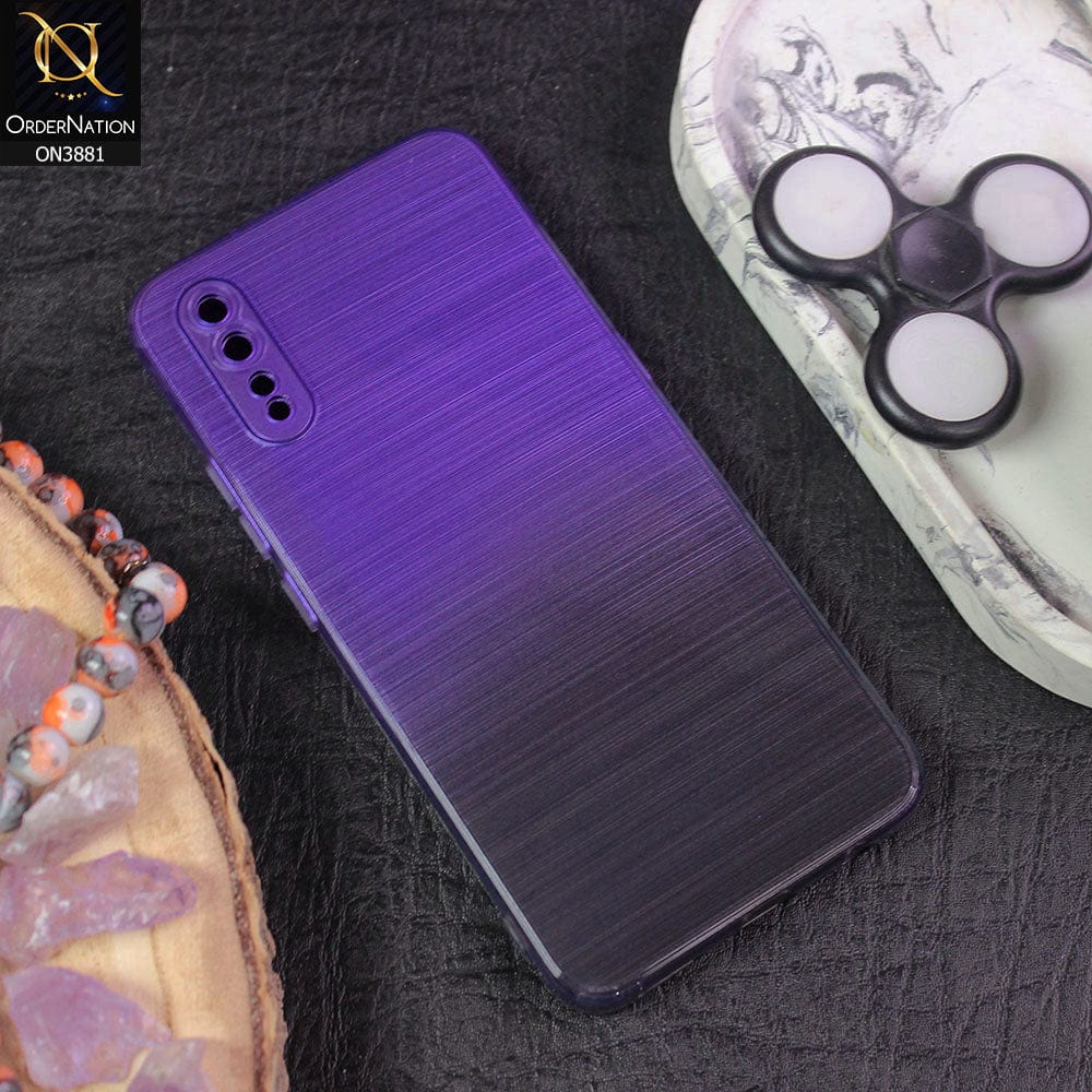Vivo S1 Cover - Design 4 - All New Stylish Dual Color Soft Silicone Protective Case