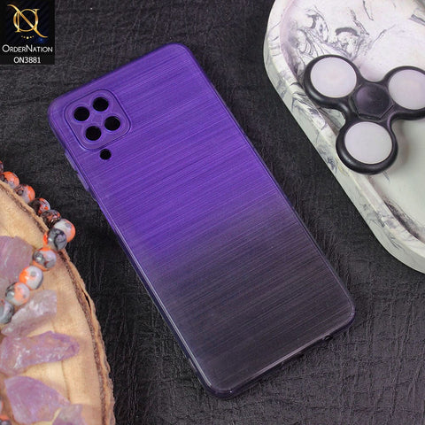 Samsung Galaxy A12 Nacho Cover - Design 4 - All New Stylish Dual Color Soft Silicone Protective Case