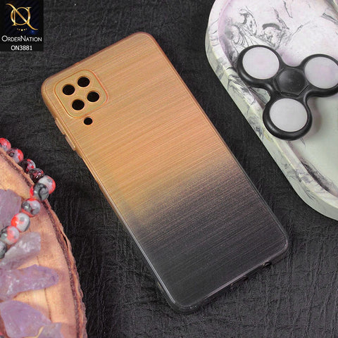 Samsung Galaxy A12 Cover - Design 7 - All New Stylish Dual Color Soft Silicone Protective Case