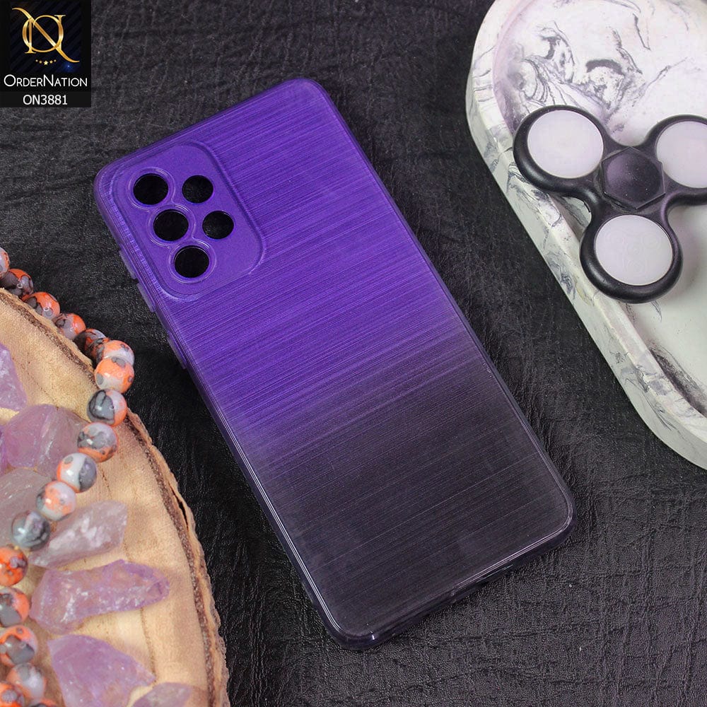 Samsung Galaxy A32 Cover - Design 4 - All New Stylish Dual Color Soft Silicone Protective Case