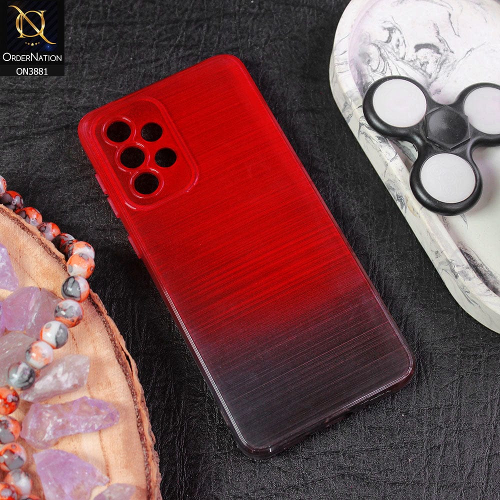 Samsung Galaxy A32 Cover - Design 5 - All New Stylish Dual Color Soft Silicone Protective Case