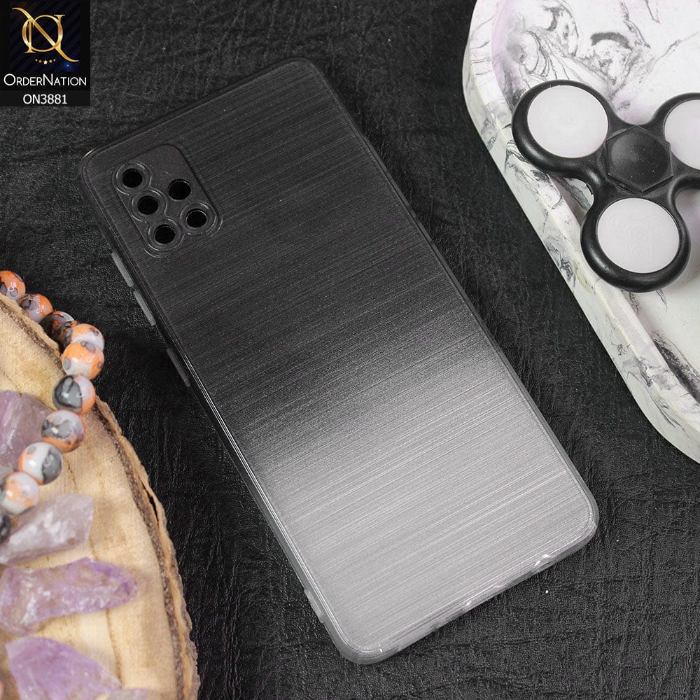 Samsung Galaxy A51 Cover - Design 1 - All New Stylish Dual Color Soft Silicone Protective Case