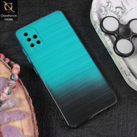 Samsung Galaxy A51 Cover - Design 6 - All New Stylish Dual Color Soft Silicone Protective Case