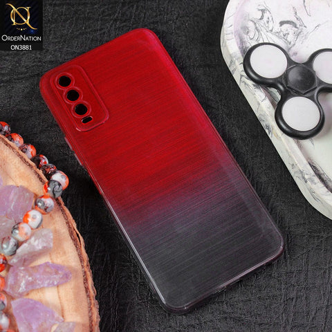 Vivo Y12s Cover - Design 5 - All New Stylish Dual Color Soft Silicone Protective Case