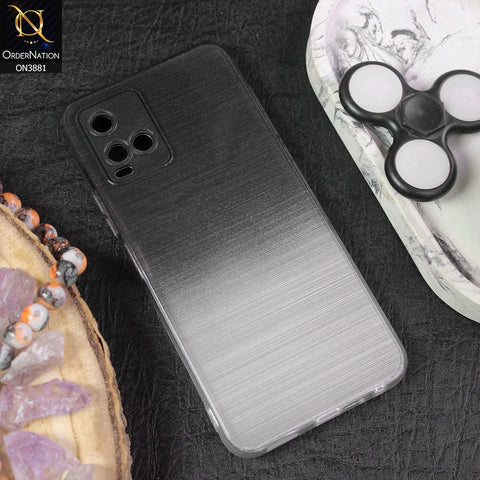 Vivo Y33s Cover - Design 1 - All New Stylish Dual Color Soft Silicone Protective Case