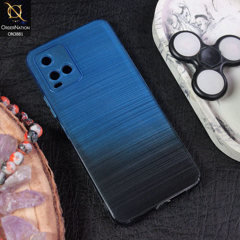 vivo Y33t Cover - Design 3 - All New Stylish Dual Color Soft Silicone Protective Case