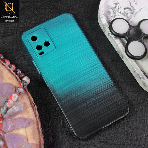 Vivo Y21t Cover - Design 6 - All New Stylish Dual Color Soft Silicone Protective Case