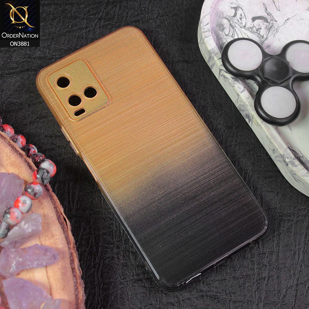 Vivo Y21G Cover - Design 7 - All New Stylish Dual Color Soft Silicone Protective Case