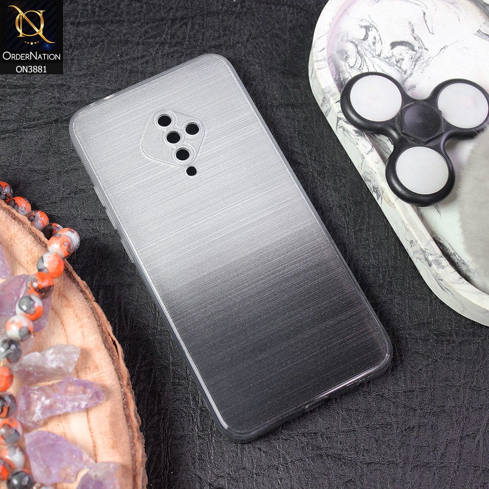 Vivo S1 Pro Cover - Design 2 - All New Stylish Dual Color Soft Silicone Protective Case