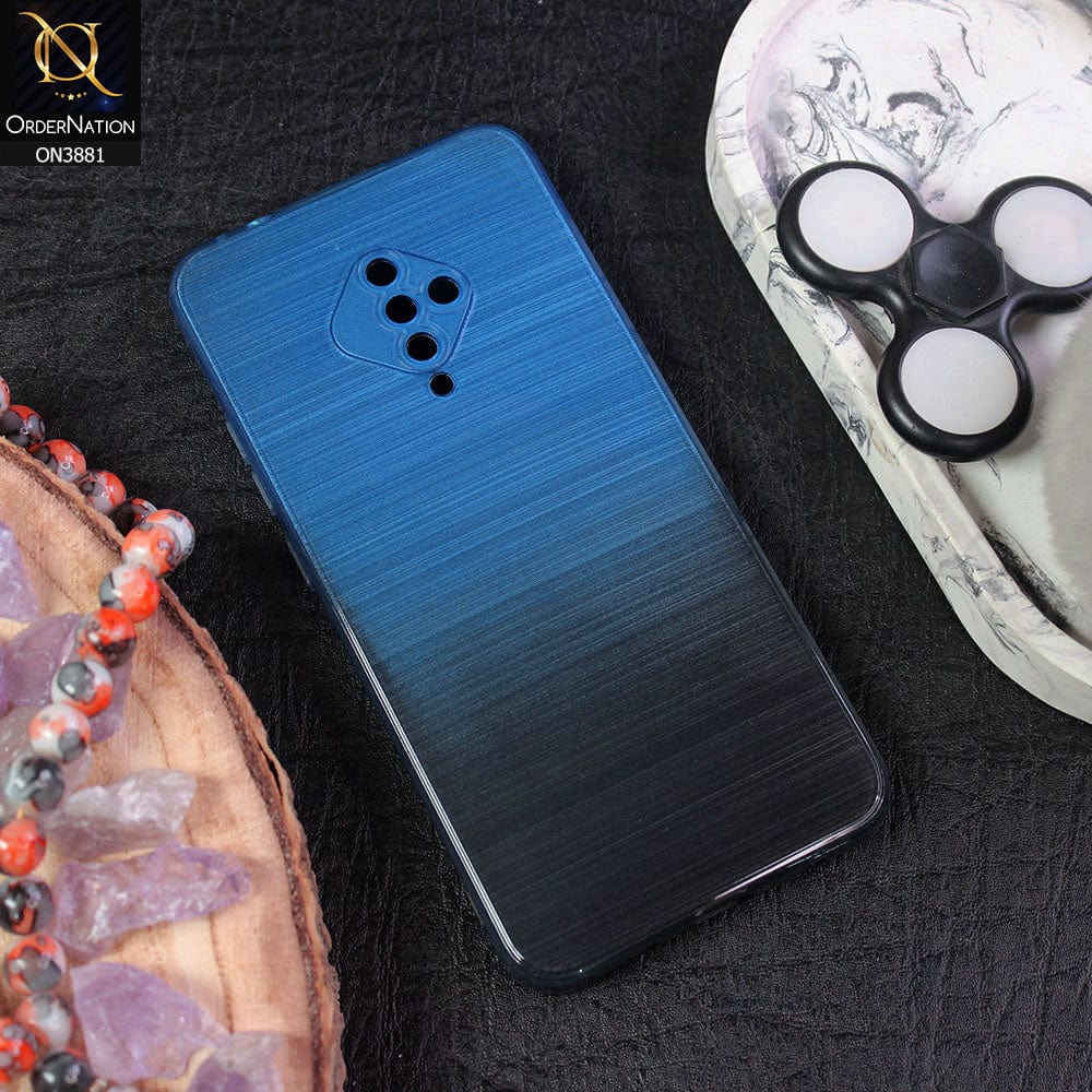 Vivo Y51 (2020 September) Cover - Design 3 - All New Stylish Dual Color Soft Silicone Protective Case