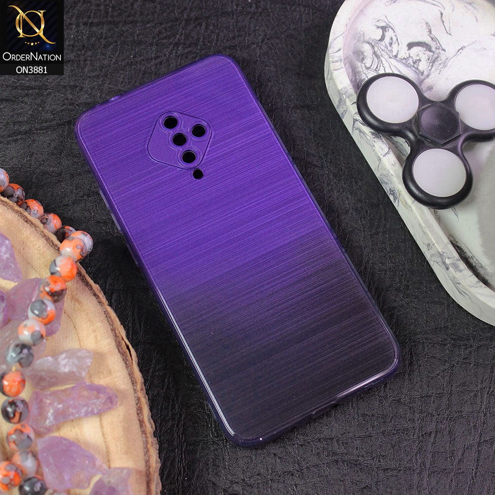 Vivo Y51 (2020 September) Cover - Design 4 - All New Stylish Dual Color Soft Silicone Protective Case