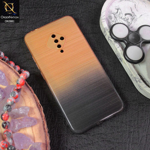 Vivo Y51 (2020 September) Cover - Design 7 - All New Stylish Dual Color Soft Silicone Protective Case