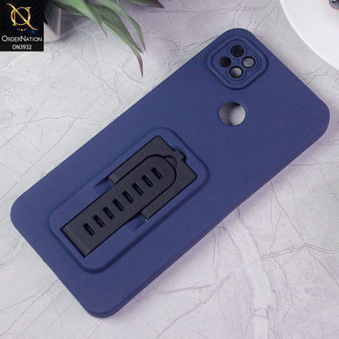 Xiaomi Redmi 9C Cover - Blue - New Professional Camera Lense Bumper Protection Case With Stand