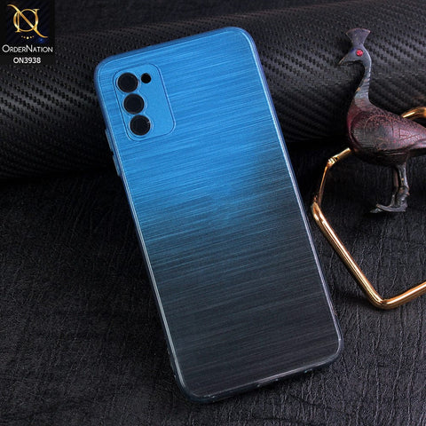 Samsung Galaxy A03s Cover - Design 5 - New Rainbow Style Soft Silicone Borders Clear Back Case With Electroplating Camera Ring