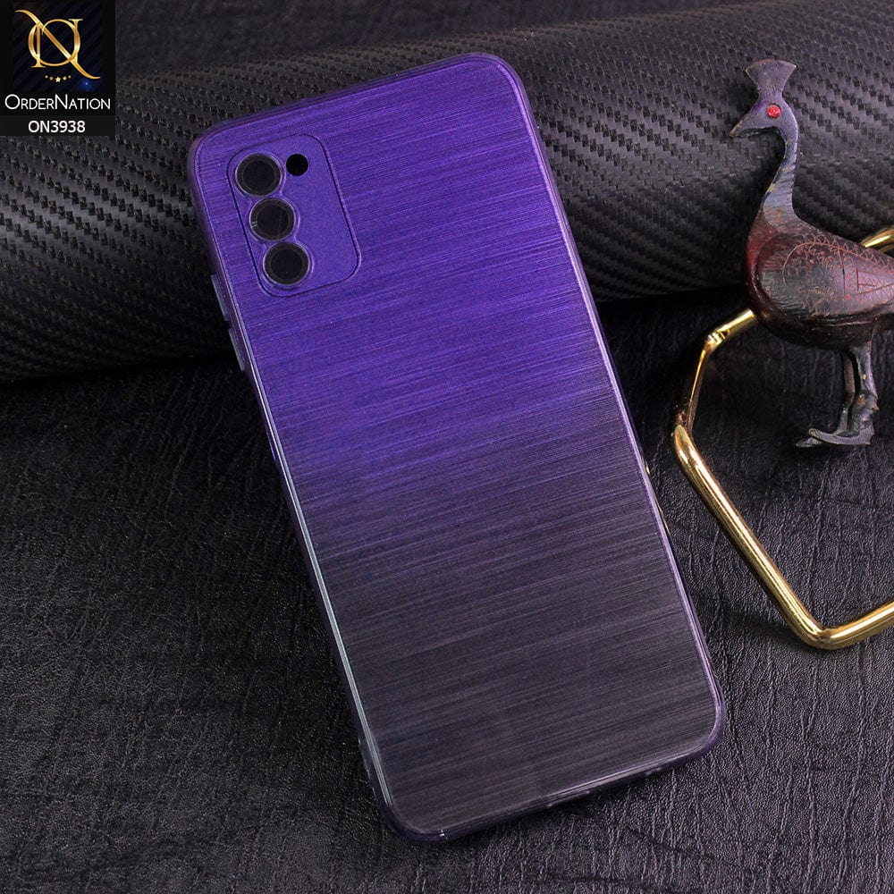 Samsung Galaxy M02s Cover - Design 6 - New Rainbow Style Soft Silicone Borders Clear Back Case With Electroplating Camera Ring
