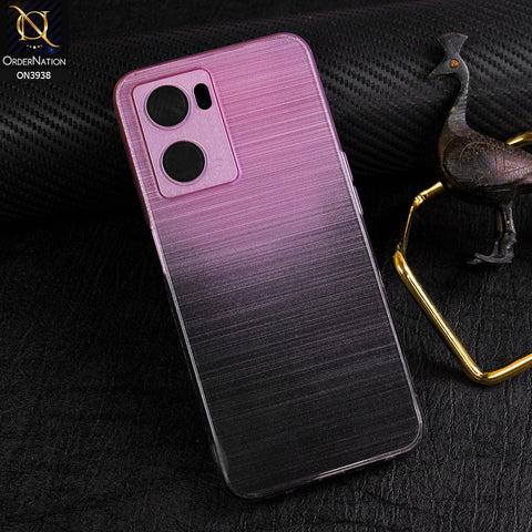 Oppo A57e Cover - Design 3 - New Rainbow Style Soft Silicone Borders Clear Back Case With Electroplating Camera Ring