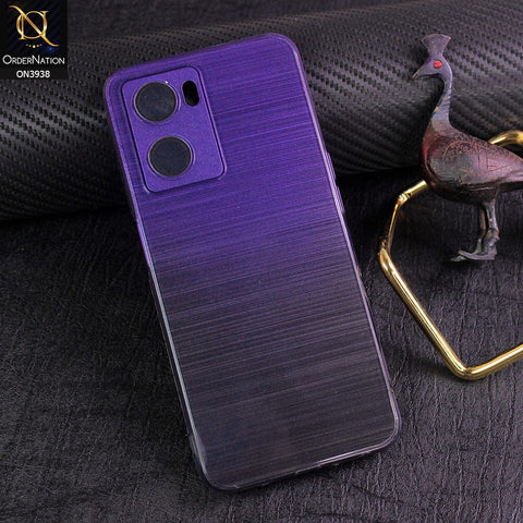 Oppo A57 4G 2022 Cover - Design 6 - New Rainbow Style Soft Silicone Borders Clear Back Case With Electroplating Camera Ring