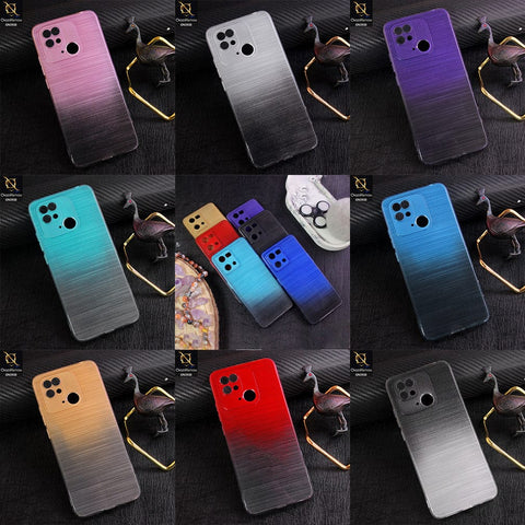 Vivo Y33s Cover - Design 4 - New Rainbow Style Soft Silicone Borders Clear Back Case With Electroplating Camera Ring