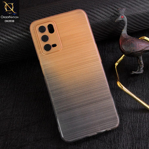 Oppo A16 Cover - Design 8 - New Rainbow Style Soft Silicone Borders Clear Back Case With Electroplating Camera Ring