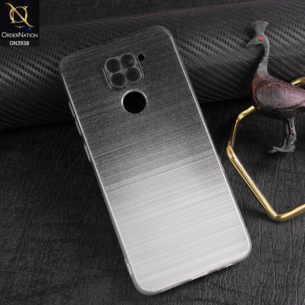 Xiaomi Redmi Note 9 Cover - Design 1 - All New Stylish Dual Color Soft Silicone Protective Case With Camera Lense Protection