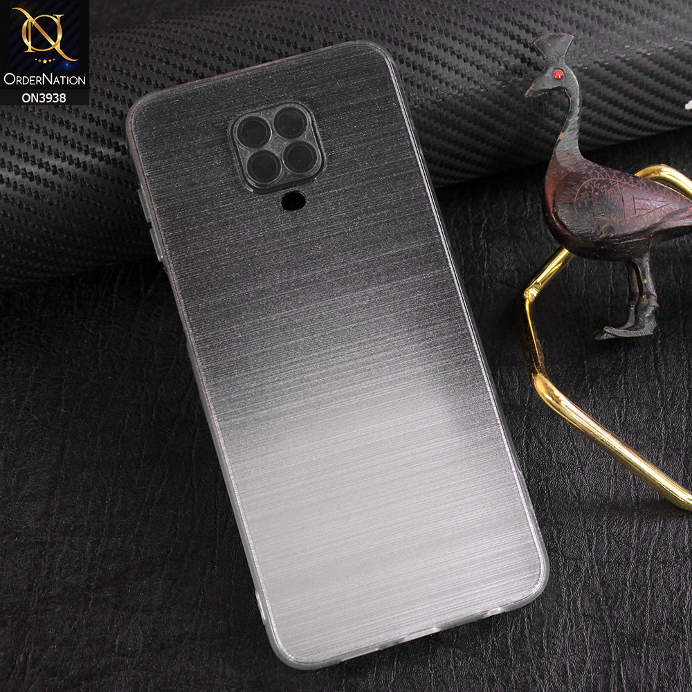 Xiaomi Redmi Note 9S Cover - Design 1 - All New Stylish Dual Color Soft Silicone Protective Case With Camera Lense Protection
