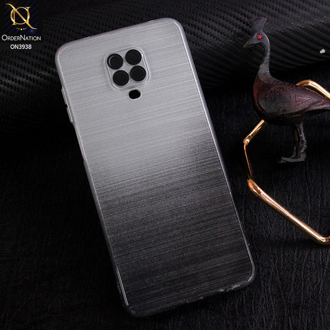 Xiaomi Redmi Note 9S Cover - Design 2 - New Rainbow Style Soft Silicone Borders Clear Back Case With Electroplating Camera Ring