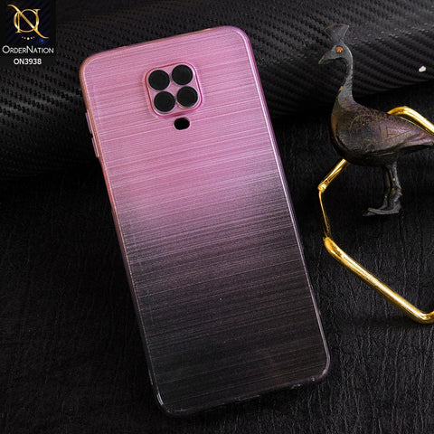 Xiaomi Poco M2 Pro Cover - Design 3 - New Rainbow Style Soft Silicone Borders Clear Back Case With Electroplating Camera Ring