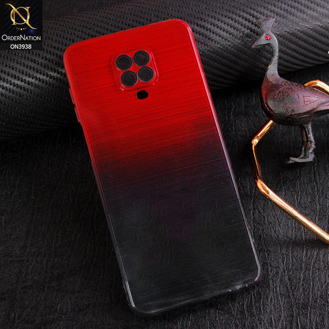 Xiaomi Redmi Note 9 Pro Cover - Design 4 - New Rainbow Style Soft Silicone Borders Clear Back Case With Electroplating Camera Ring