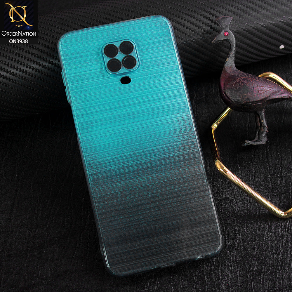 Xiaomi Redmi Note 9S Cover - Design 7 - New Rainbow Style Soft Silicone Borders Clear Back Case With Electroplating Camera Ring