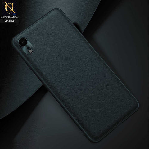 iPhone XR Cover - Green - ONation Classy Leather Series - Minimalistic Classic Textured Pu Leather With Attractive Metallic Camera Protection Soft Borders Case