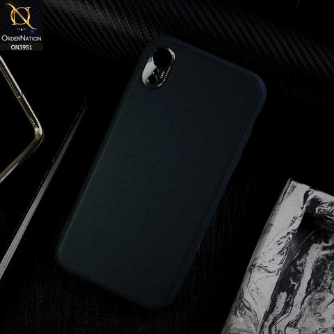 iPhone XR Cover - Green - ONation Classy Leather Series - Minimalistic Classic Textured Pu Leather With Attractive Metallic Camera Protection Soft Borders Case
