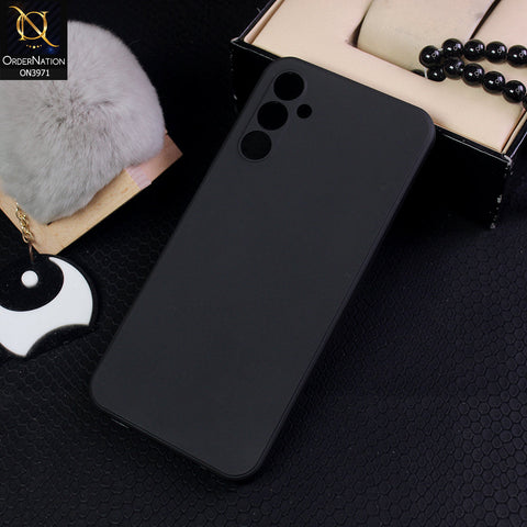 Samsung Galaxy A14 Cover - Black -  New Colored Soft Silicon Case With Camera Bumper Protection