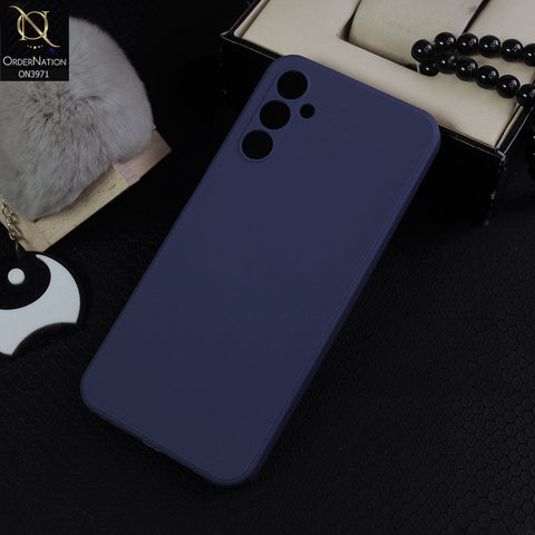 Samsung Galaxy A34 5G Protector - Blue - New Colored Soft Silicon Case With Camera Bumper Protection