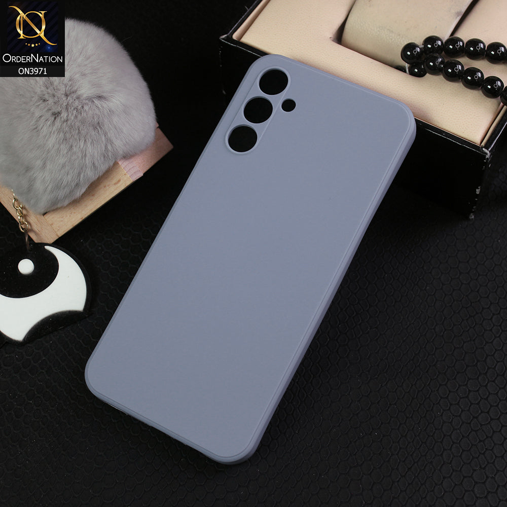 Samsung Galaxy A34 5G Protector - Gray - New Colored Soft Silicon Case With Camera Bumper Protection