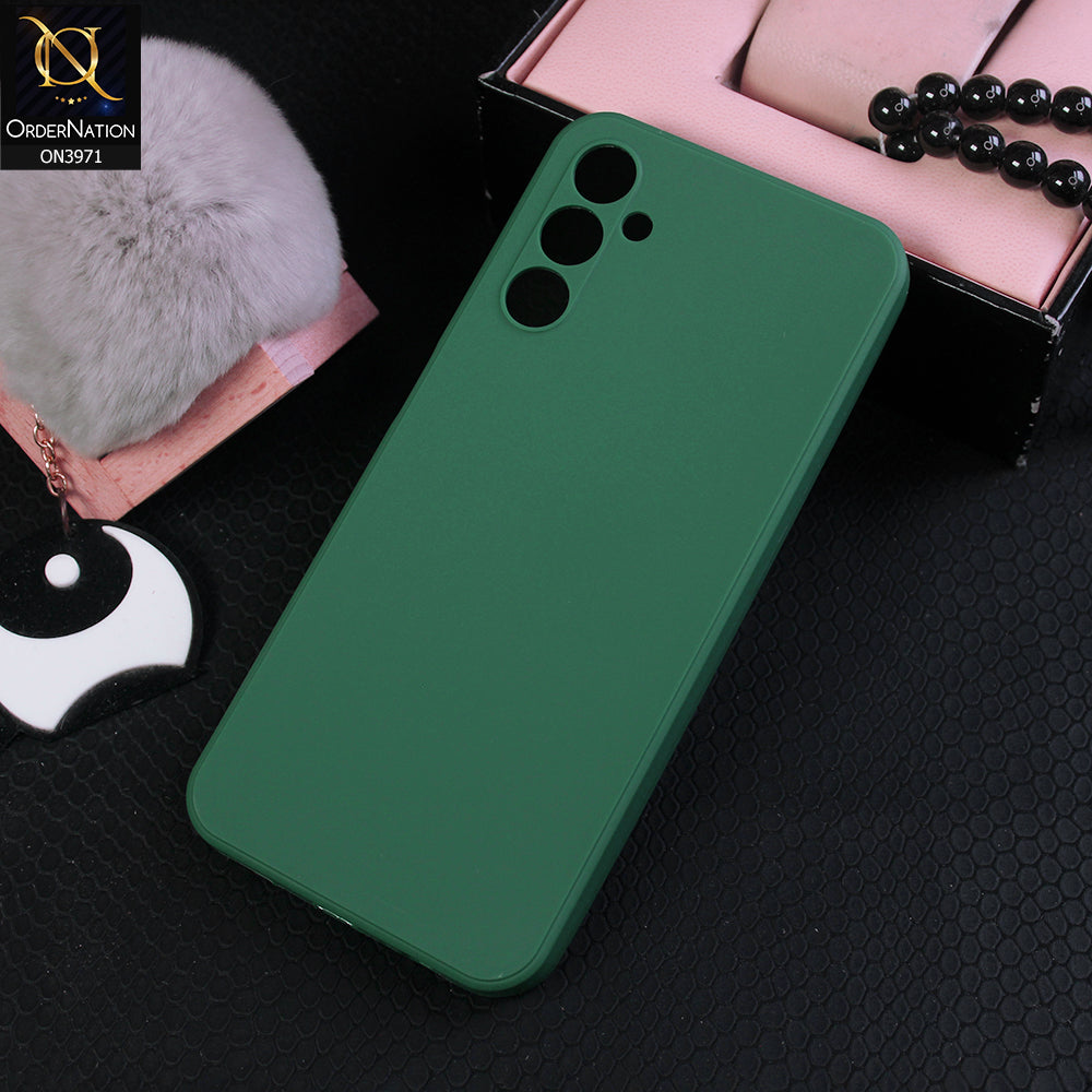 Samsung Galaxy A54 5G Cover - Green -  New Colored Soft Silicon Case With Camera Bumper Protection