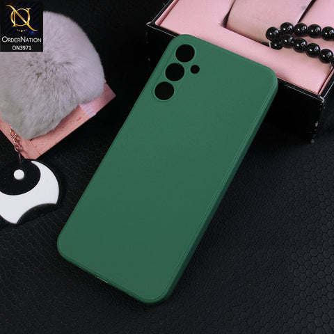 Samsung Galaxy A54 5G Cover - Green -  New Colored Soft Silicon Case With Camera Bumper Protection
