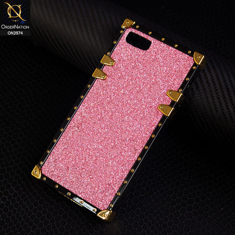 iPhone SE 2022 Cover - Pink - New Bling Bling Sparkle Shiny Soft Silicone Case