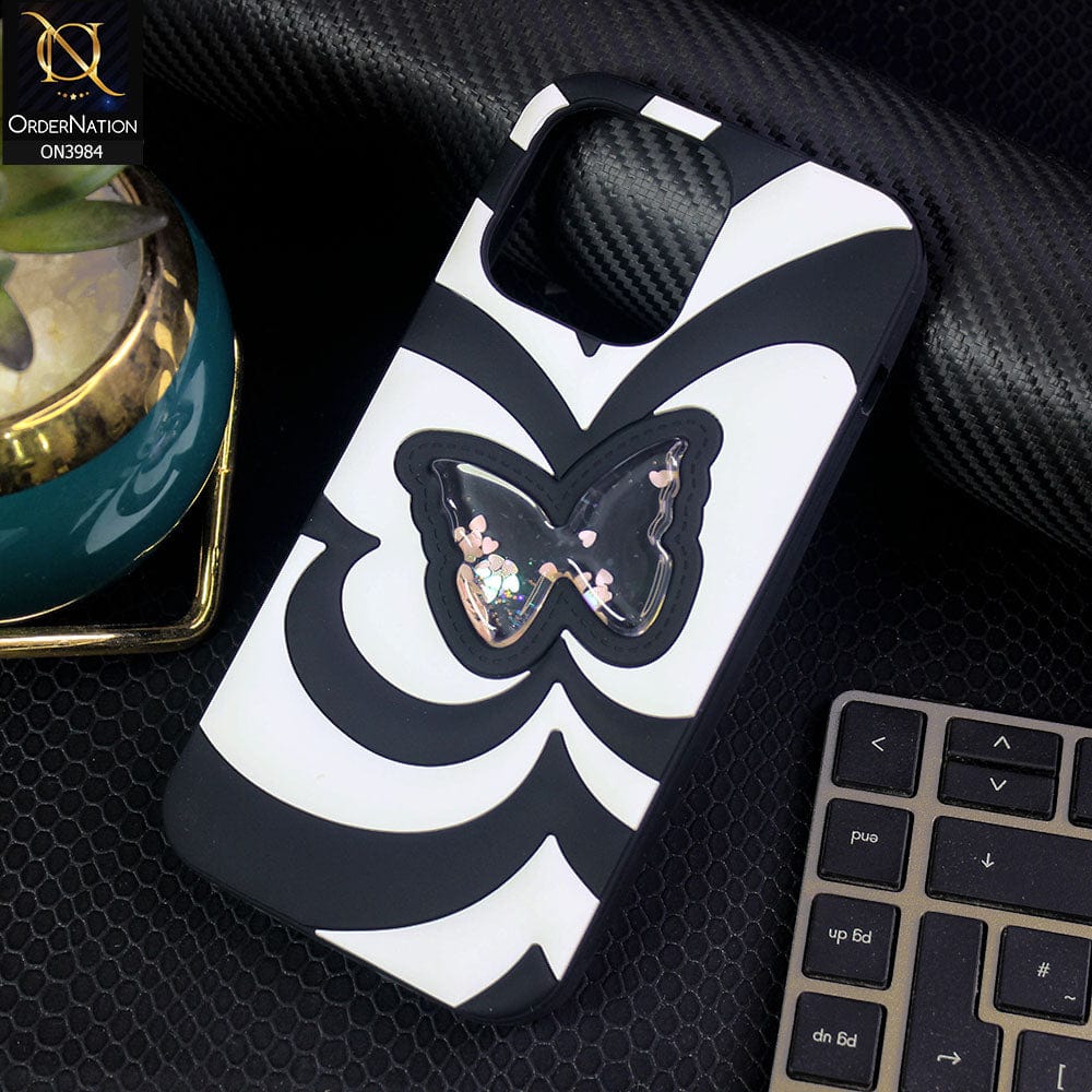 iPhone 13 Pro Max Cover - Black -  Rubberized Tpu+Pc Anti Scratch Shiny Soft Case