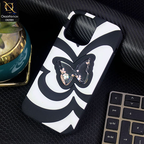 iPhone 14 Pro Max Cover - Black -  Rubberized Tpu+Pc Anti Scratch Shiny Soft Case