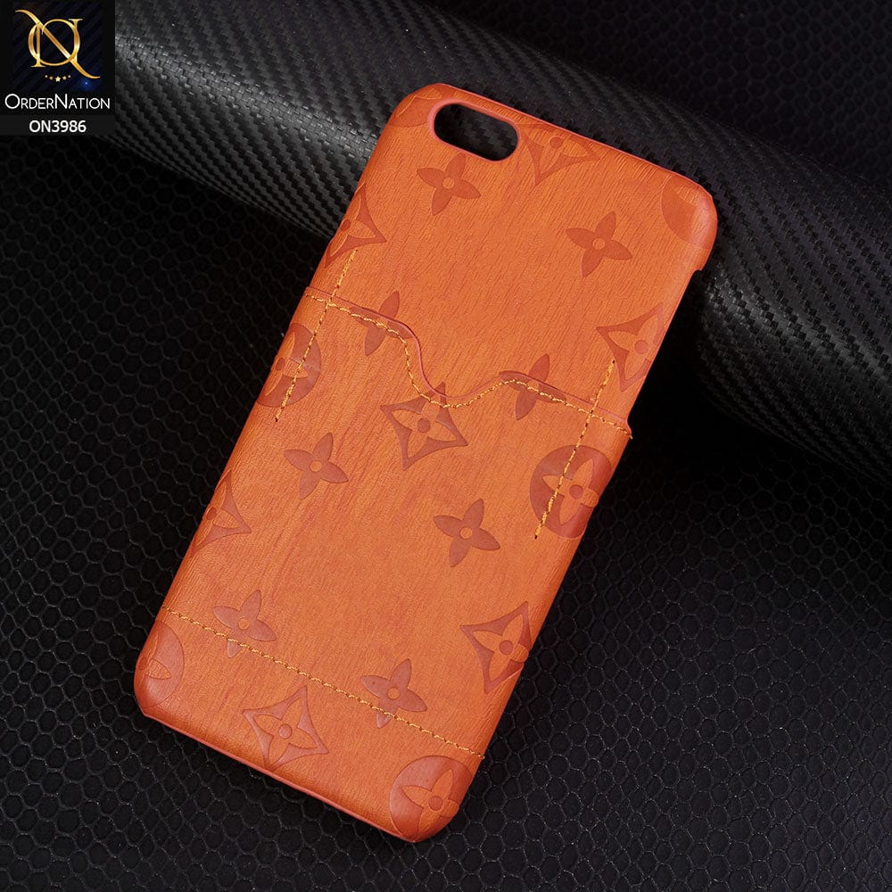 iPhone 6S / 6 Cover - Orange - New Printed Flower Style Protected Hard Case