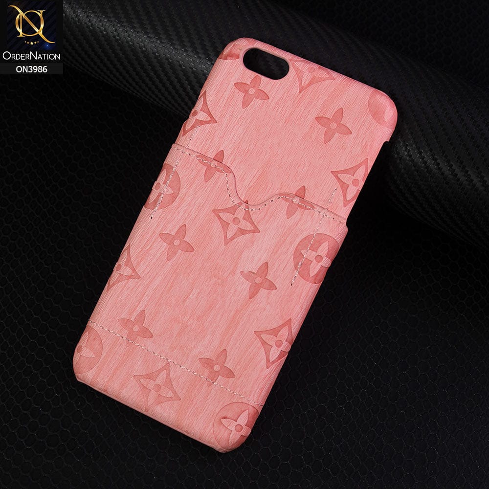 iPhone 6s Plus / 6 Plus Cover - Light Pink - New Printed Flower Style Protected Hard Case