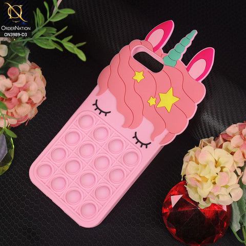 iPhone 6S / 6 Cover - Design 3 - 3D Cute Cartoon POP It Bubble Relieve Stress Soft Case