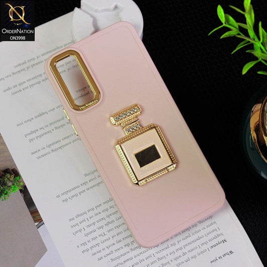 Vivo Y11s Cover - Skin - New Electroplating Camera Ring  Soft Silicon Case With Shiny Rime Stones Mobile Stand