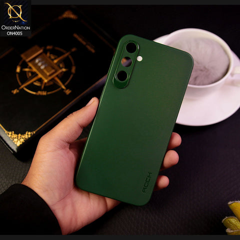 Samsung Galaxy A24 4G - Green - New Hybrid Rock Soft Silicon Case With Shiny Camera Ring